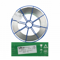frontview of a spool and a box of HILCO AlMg5 TIG rods aluminium
