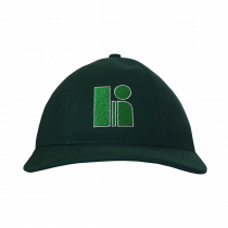 Hilco green baseball cap with embroidered logo